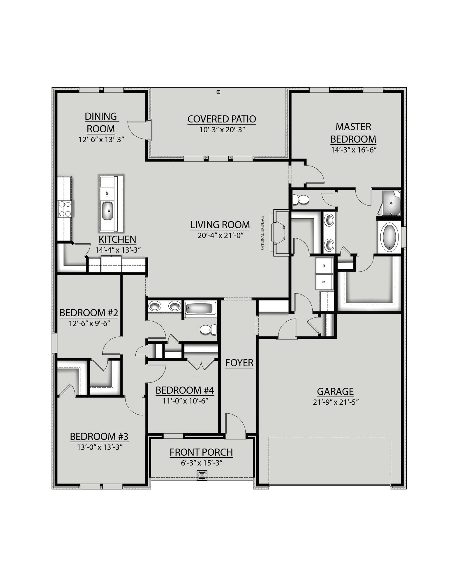 Image 2: Comstock A-G III Floor Plan