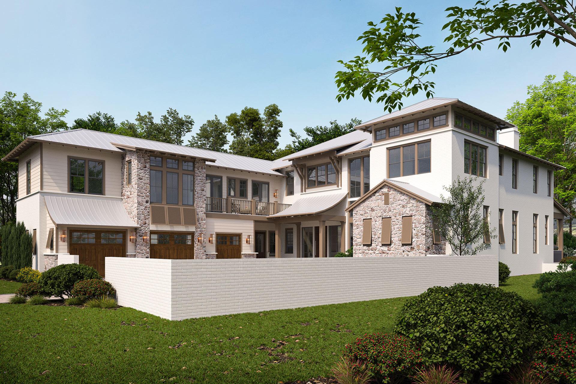 Image 2: 75-N-Southern-Cross-Ln-Front-Side-Elevat