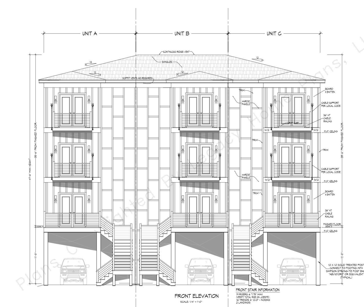 Image 3: Tri-Plex Plans Complete