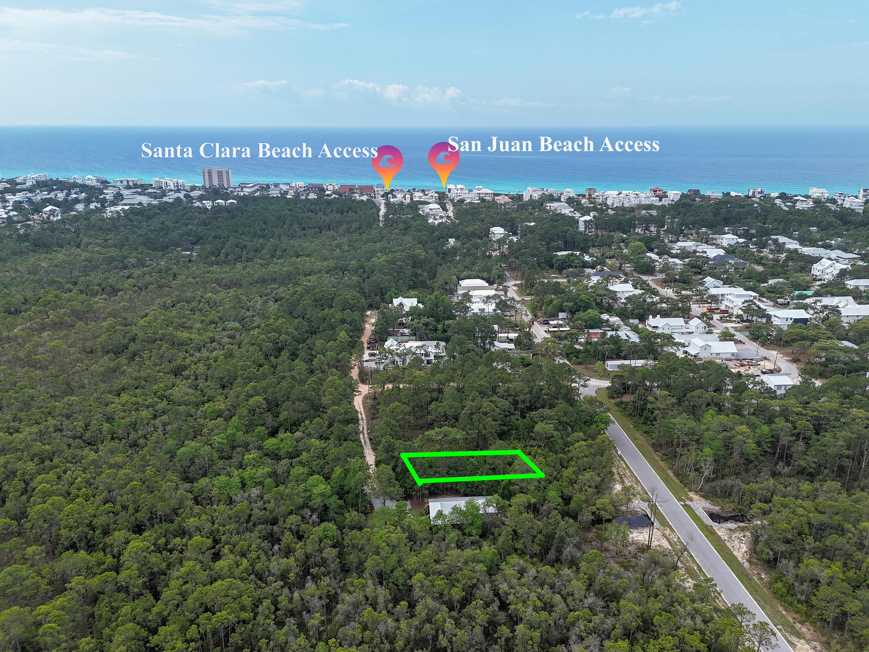Image 1: View of Lot from the North