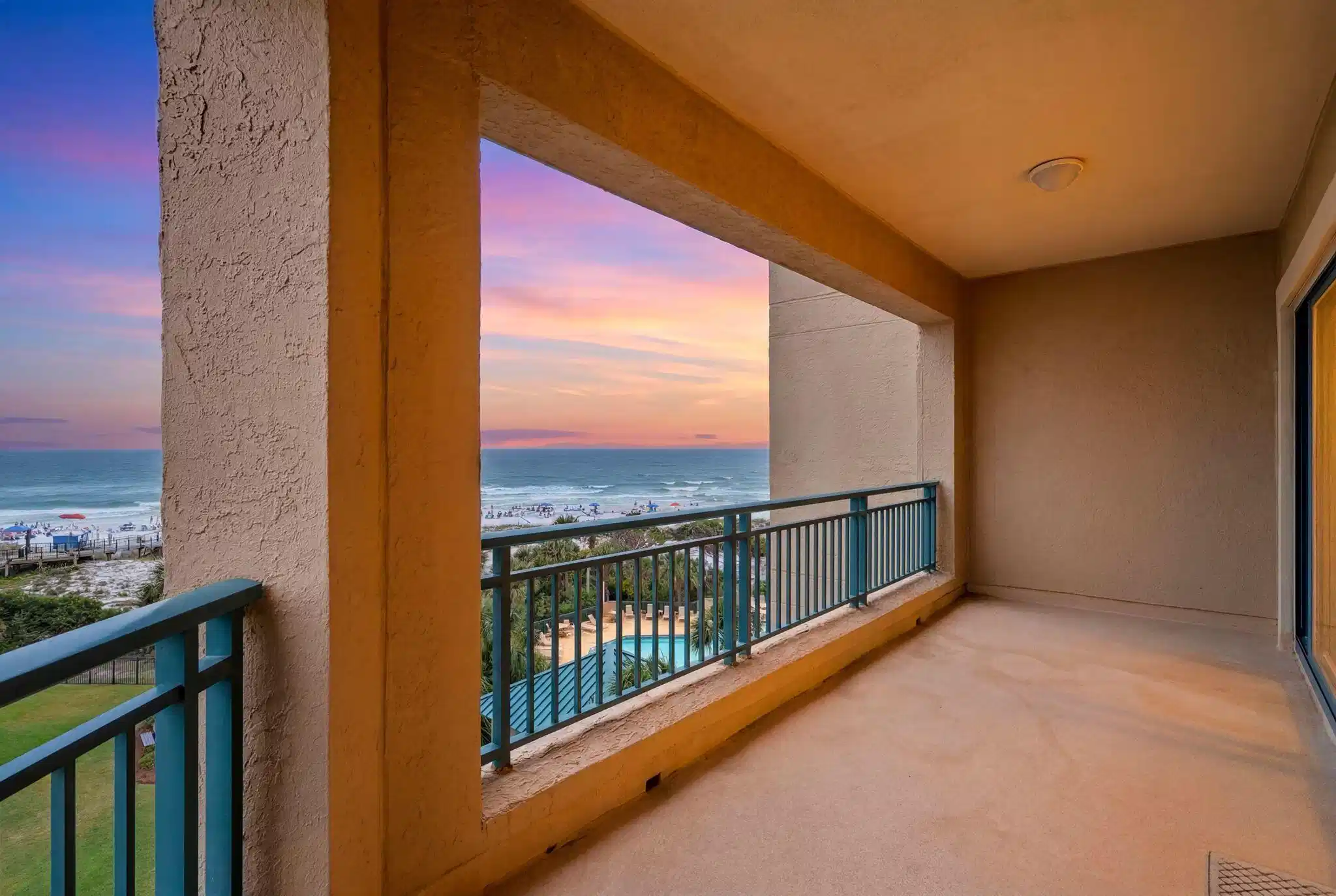 Image 1: Balcony Sunset with Gulf View