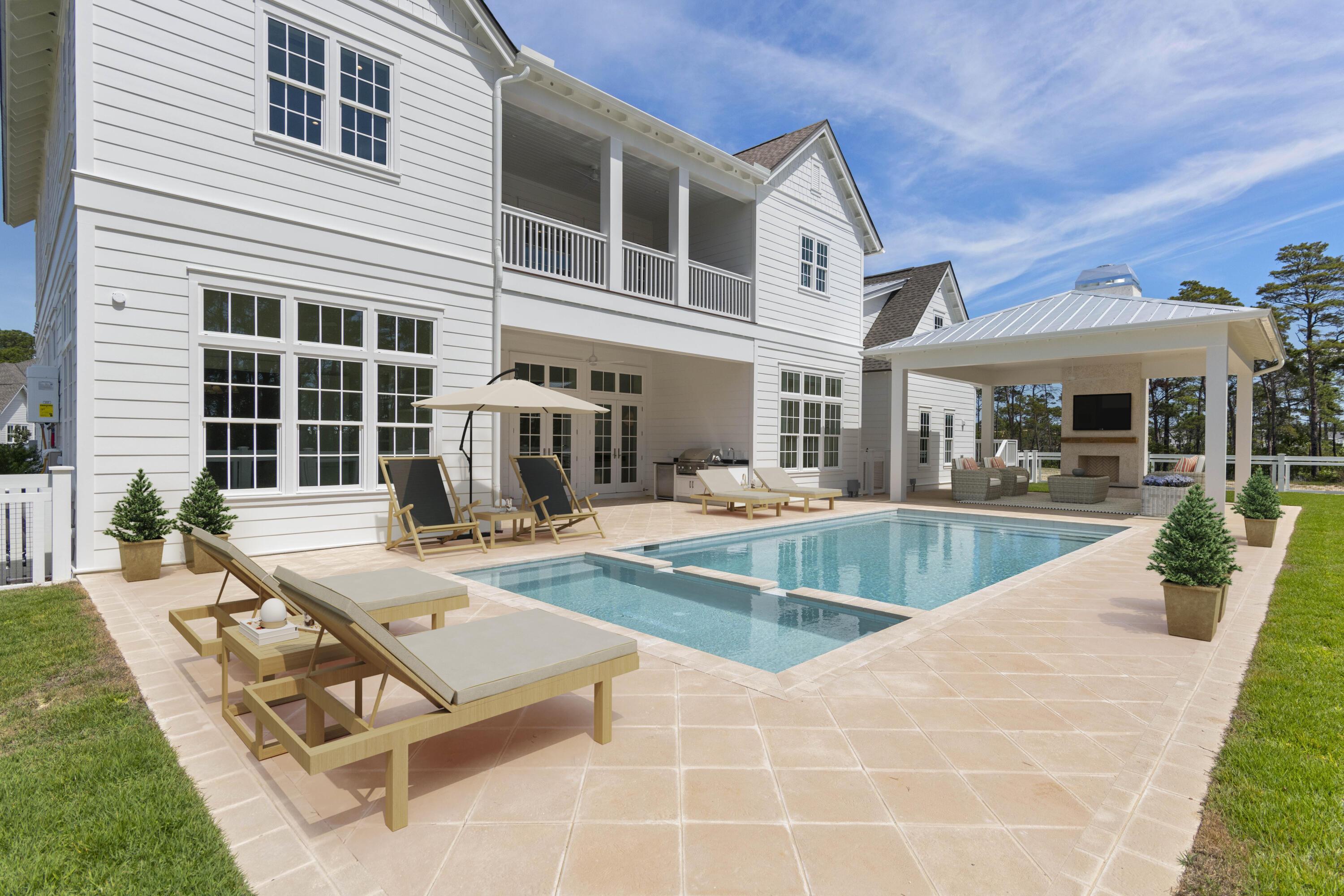 Image 3: Pool + Pavilion Virtually Staged