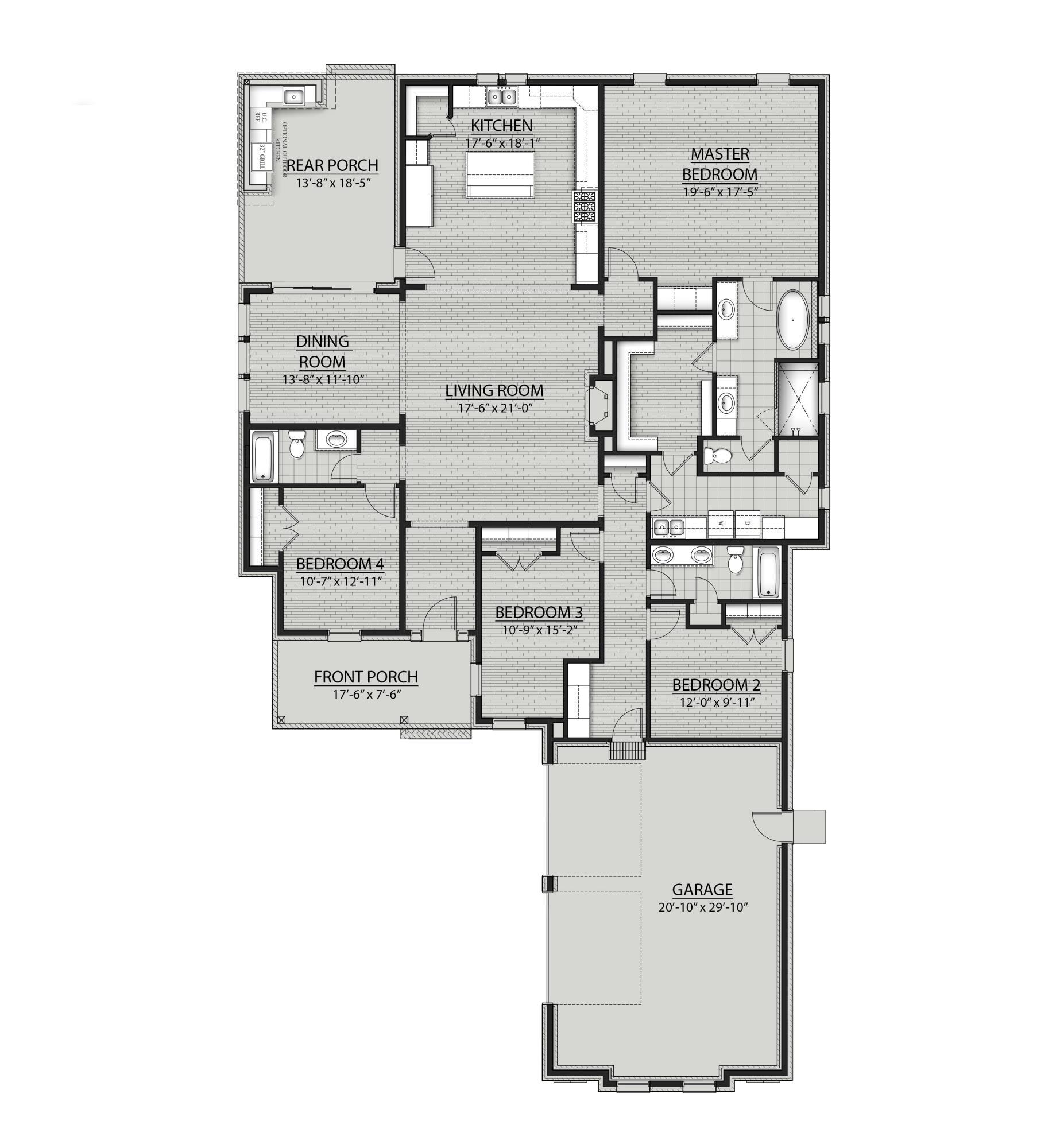 Image 2: Harvey BH II Floor Plan