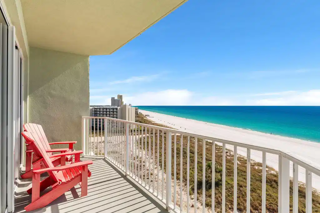 Image 1: Gulf Front Balcony