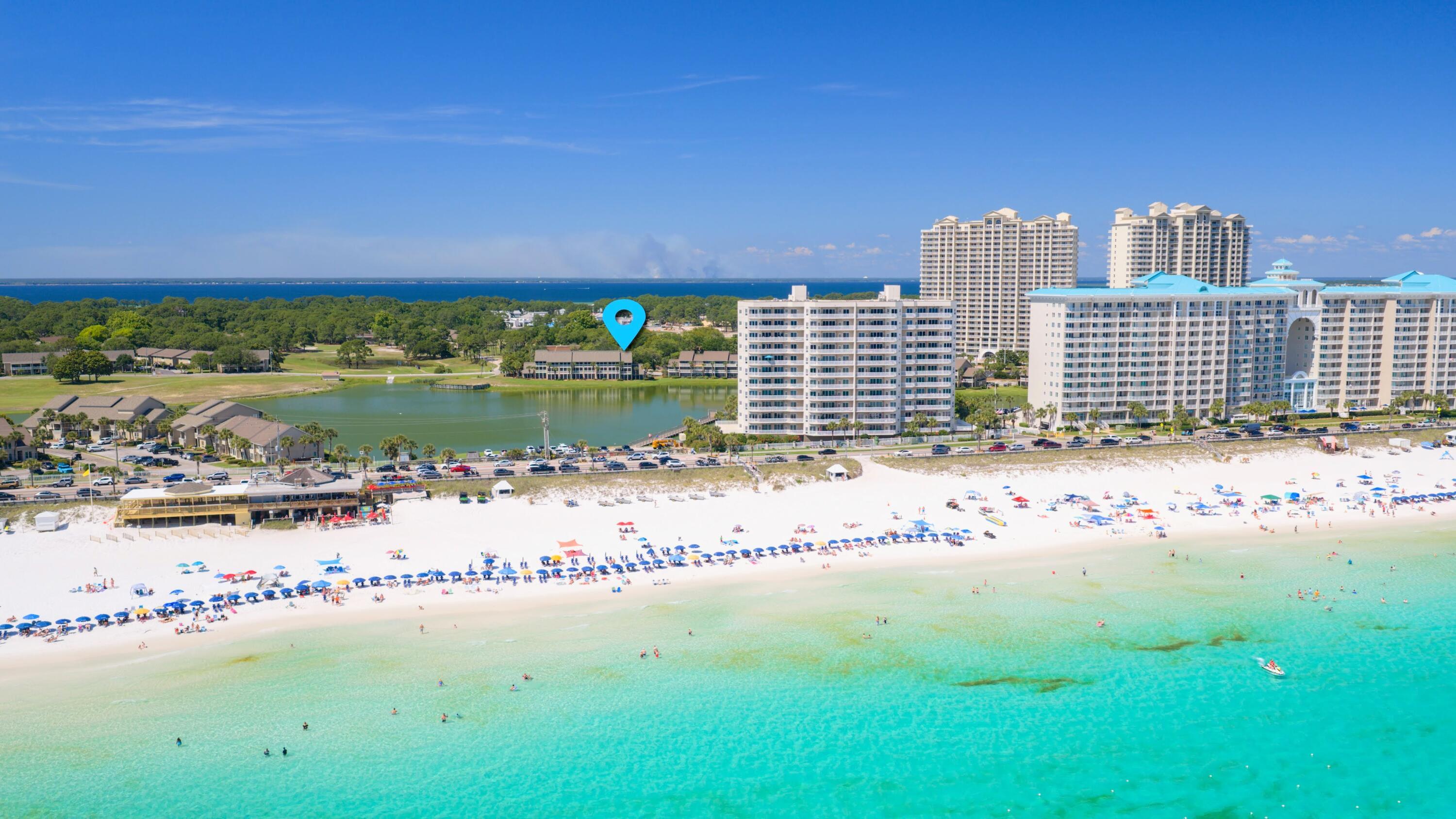 Image 2: Lake Views and Easy Beach Access!
