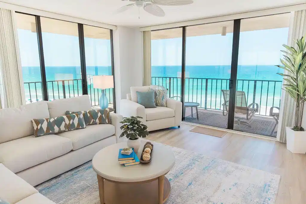 Image 1: Gulf View from Living Room