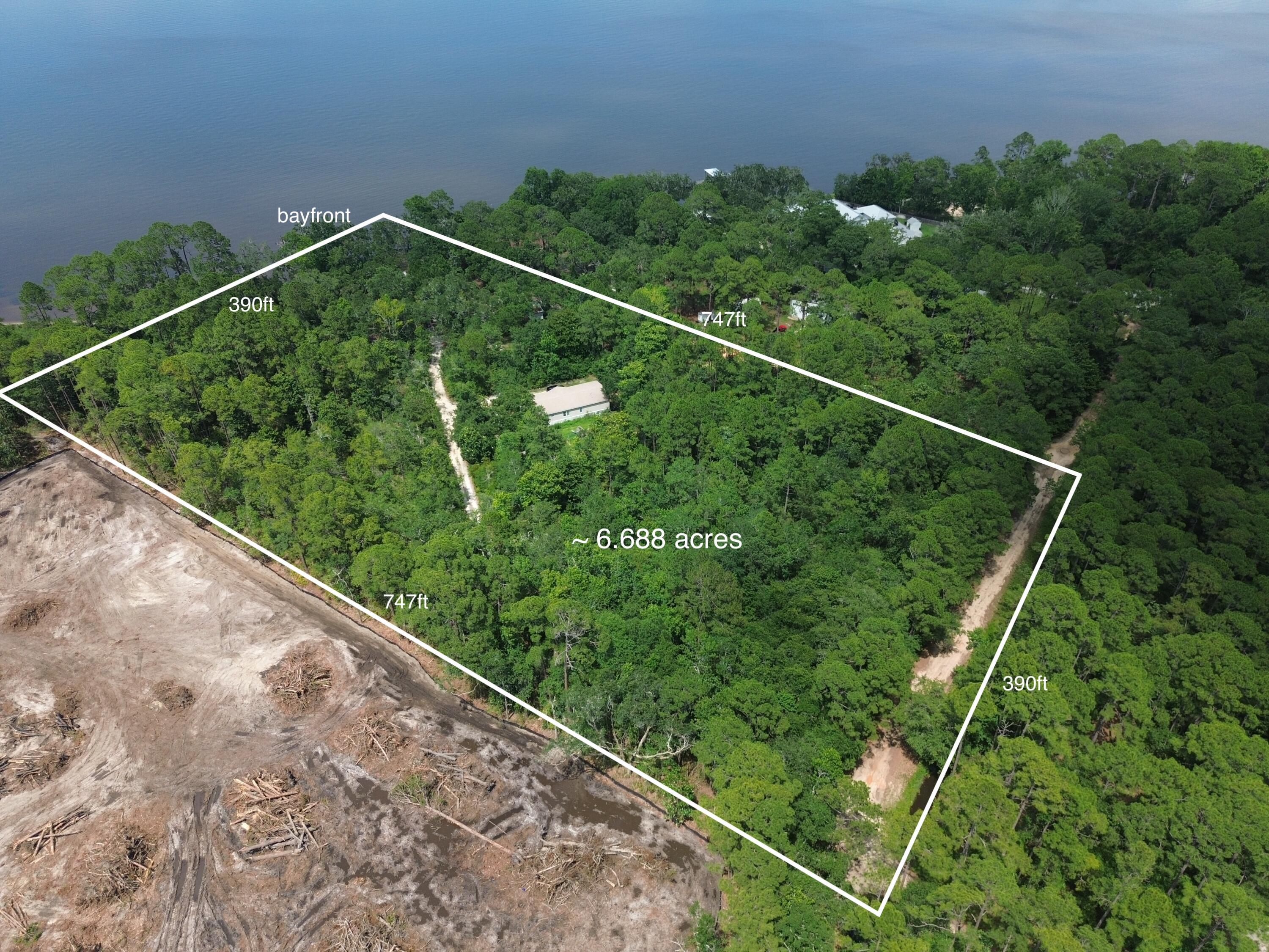 Image 1: 6.688 acres bayfront DJI_0295 edited
