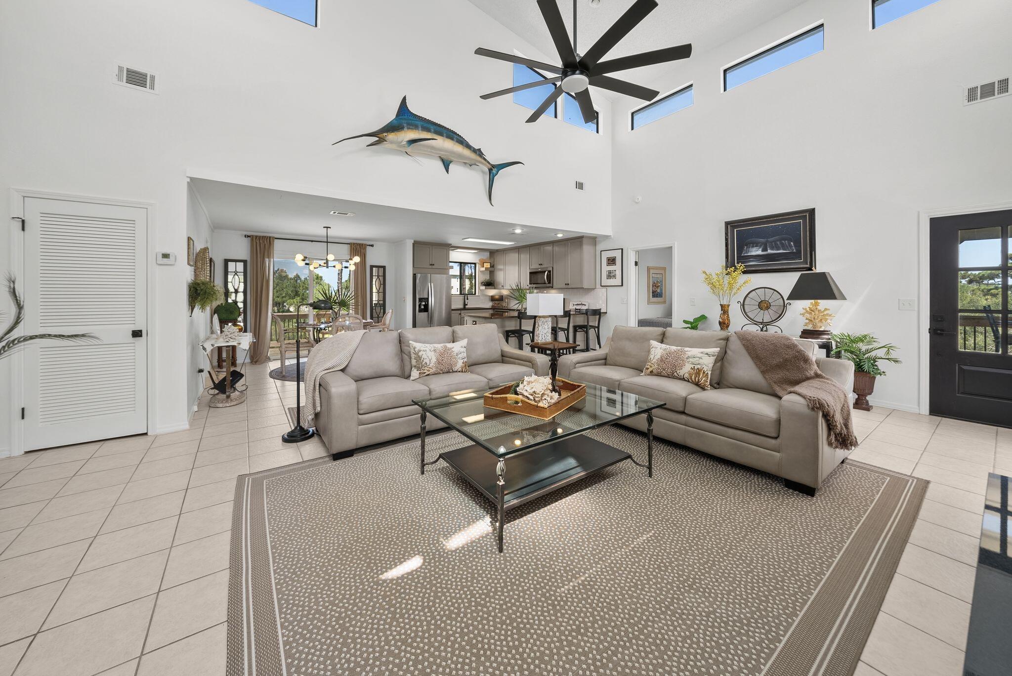 Image 1: Open Concept with Vaulted Ceilings