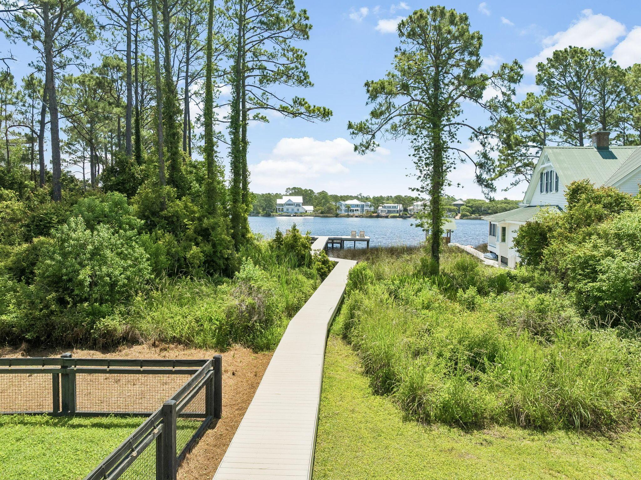 Image 3: Fenced yard and new dock