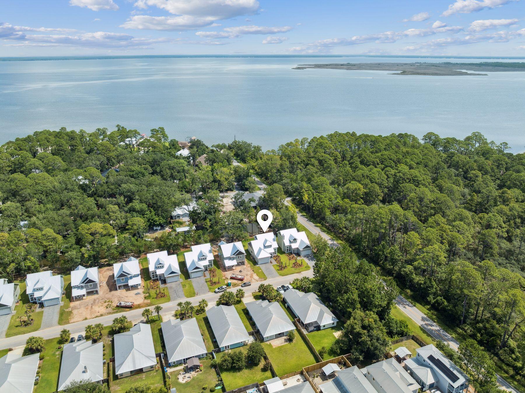 Image 2: Ariel View toward bay