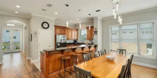 Image 2: Image #2 | Kitchen and dining area (open