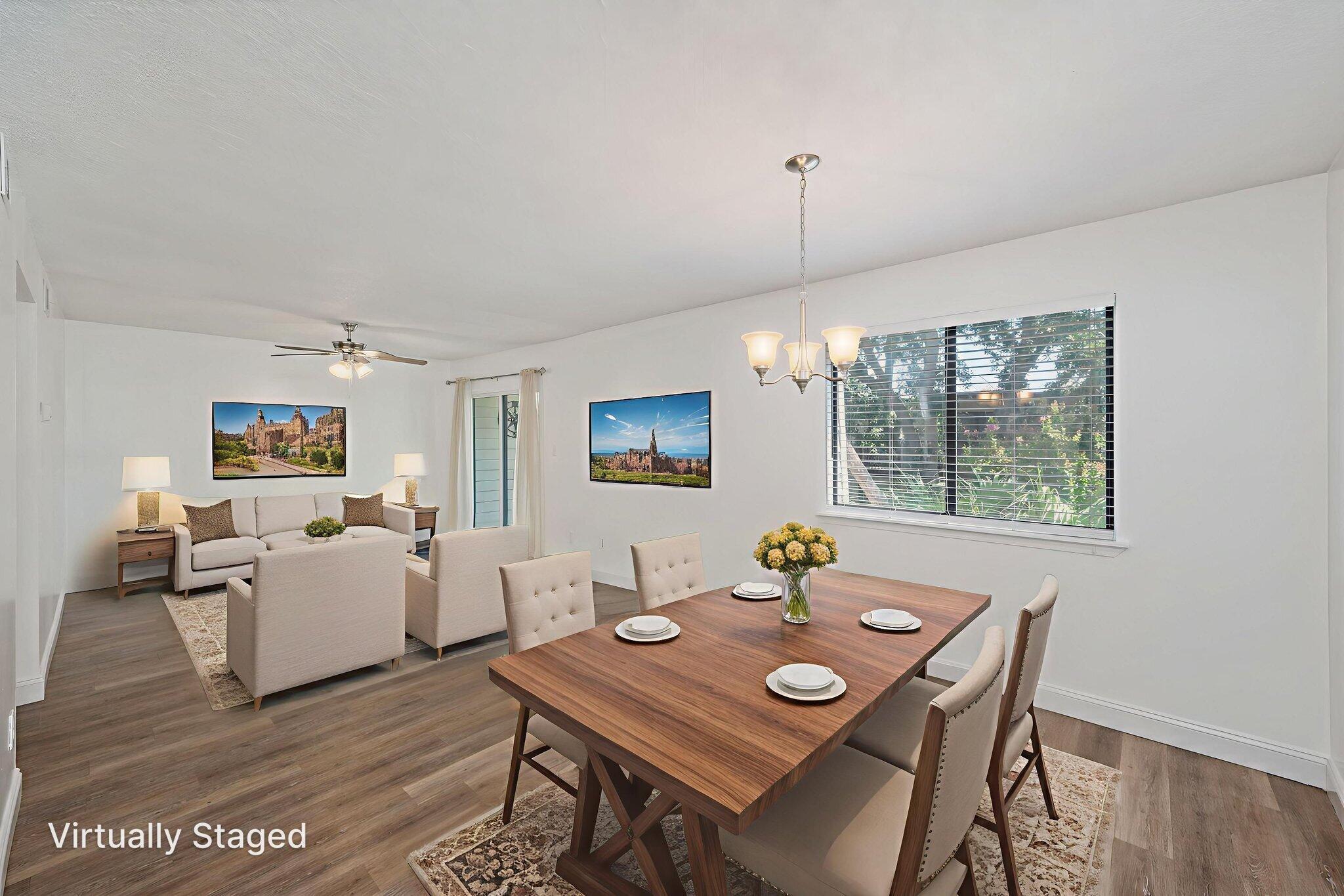 Image 1: Living and Dining Room