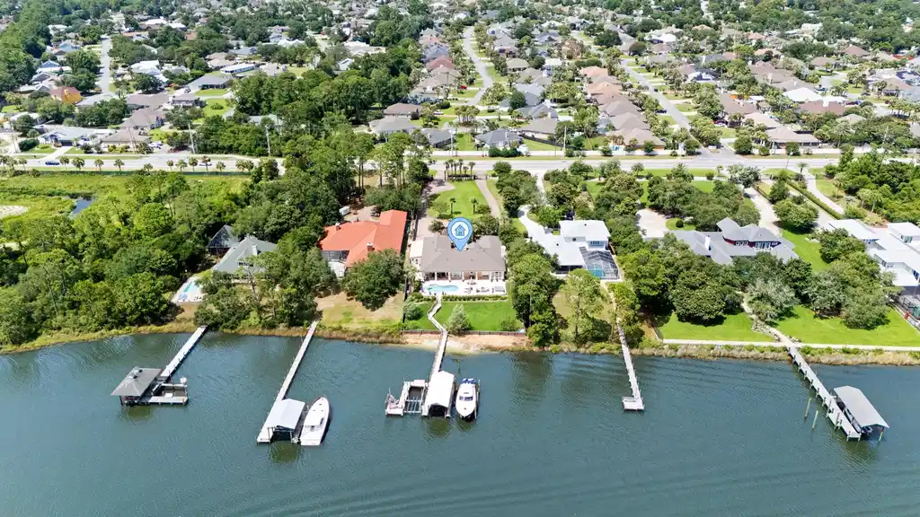 Image 1: Waterfront Aerial