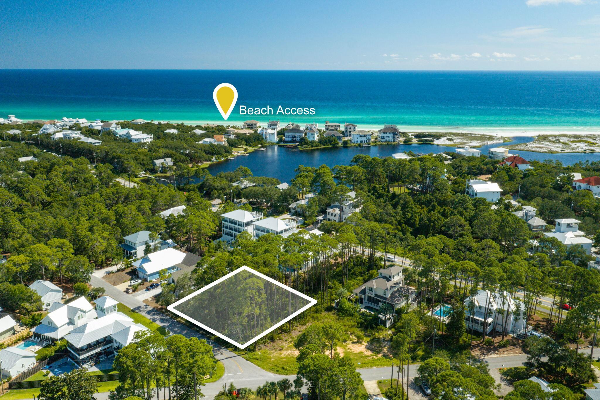 Image 2: Beach Access shown