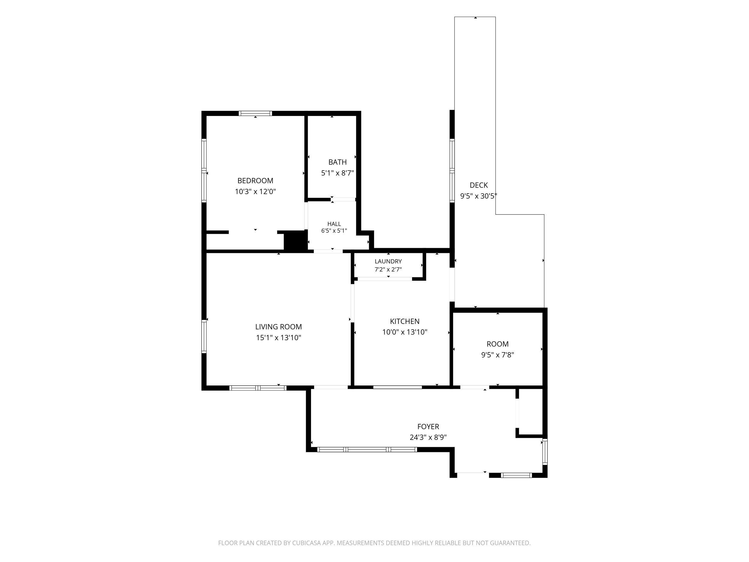 Image 3: Front Unit Floorplan