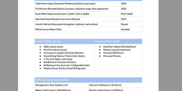 Image 3: Features Sheet