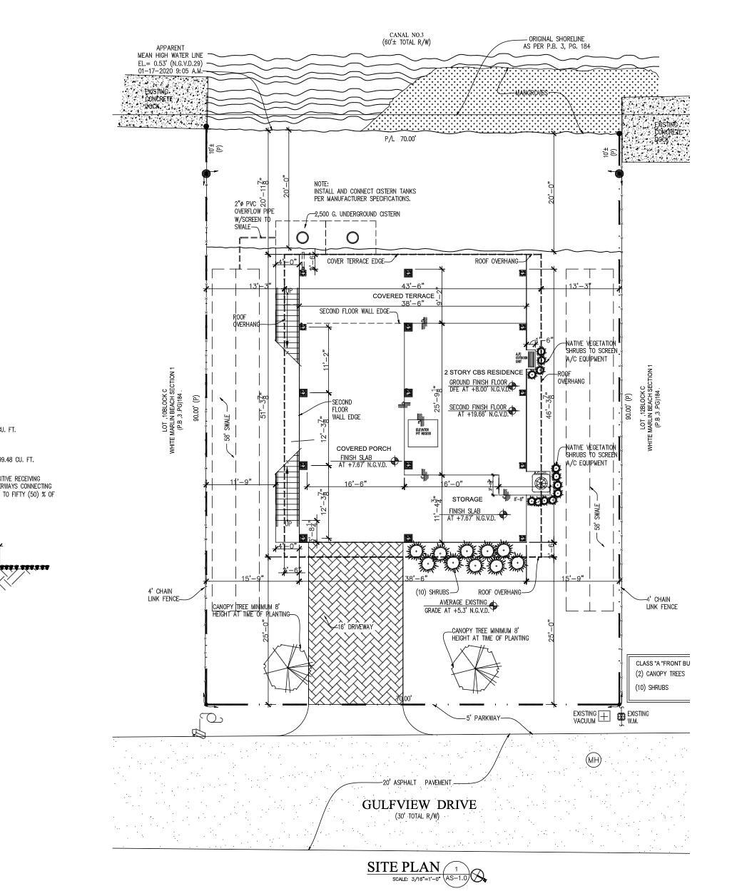 Image 3: 142 Gulfview Dr Site Plan