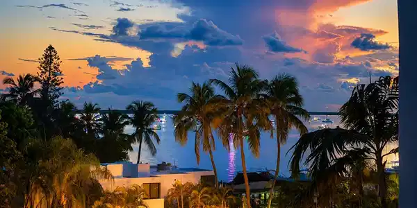 Image 2: Sunset from unit balcony