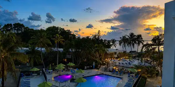 Image 3: Sunset from unit balcony