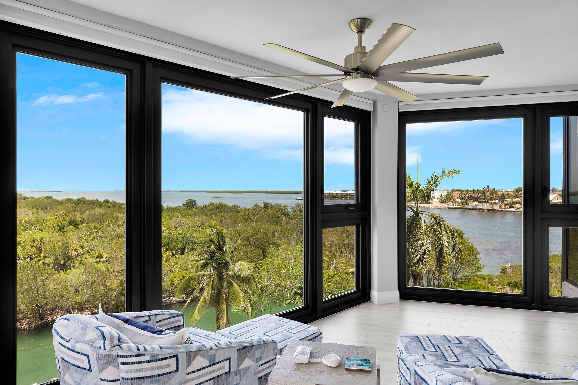 Image 3: Open Living Area with Water Views