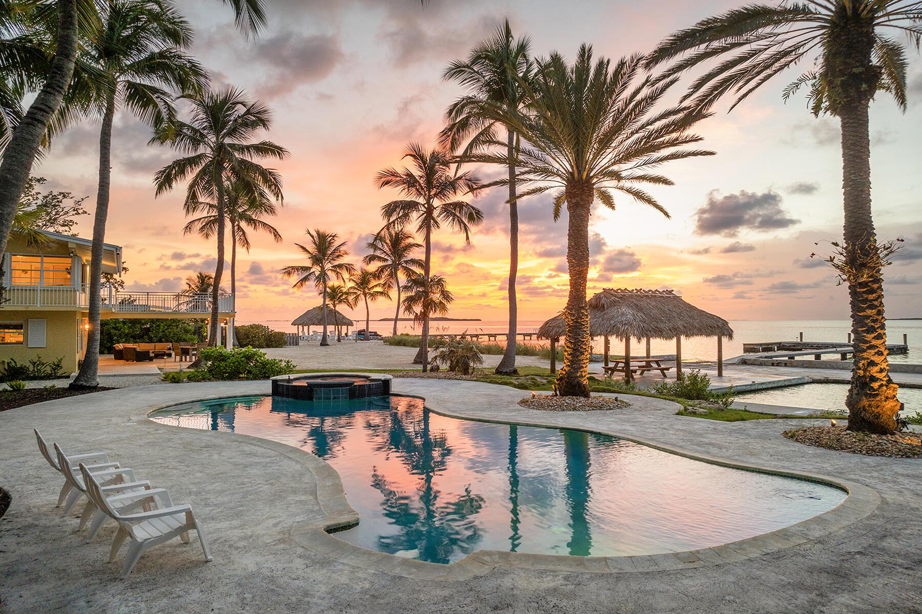 Image 1: Pool Sunset View