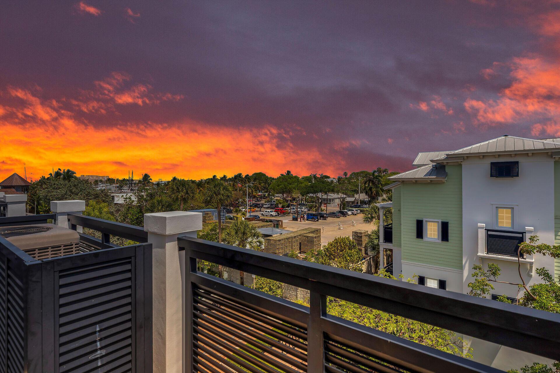 Image 3: Sunset from rooftop