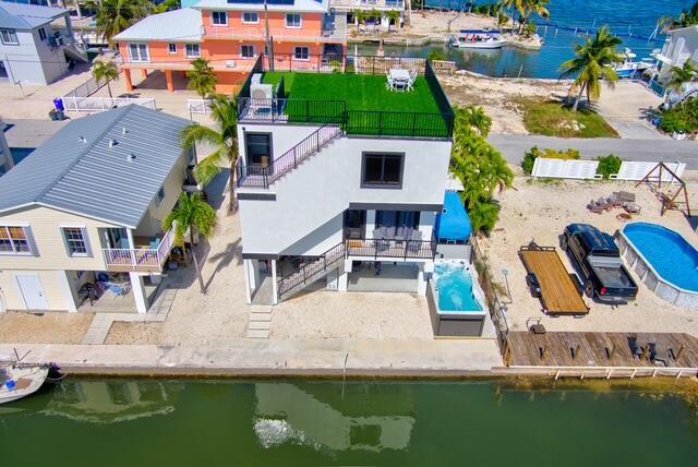 Image 1: aerial with swimspa 7