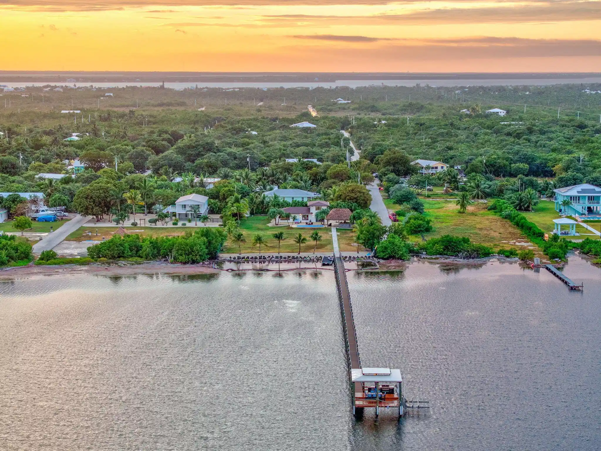Image 1: Aerial sunset 1