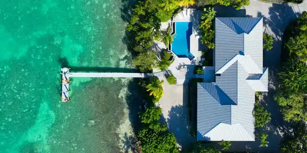 Image 4: 112-Bimini-Drive-aerial-dock