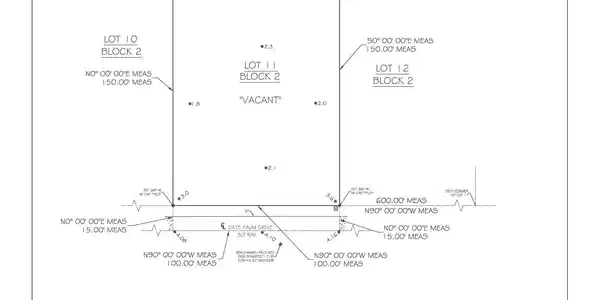Image 2: 19617 Date Palm Dr. Boundary Survey