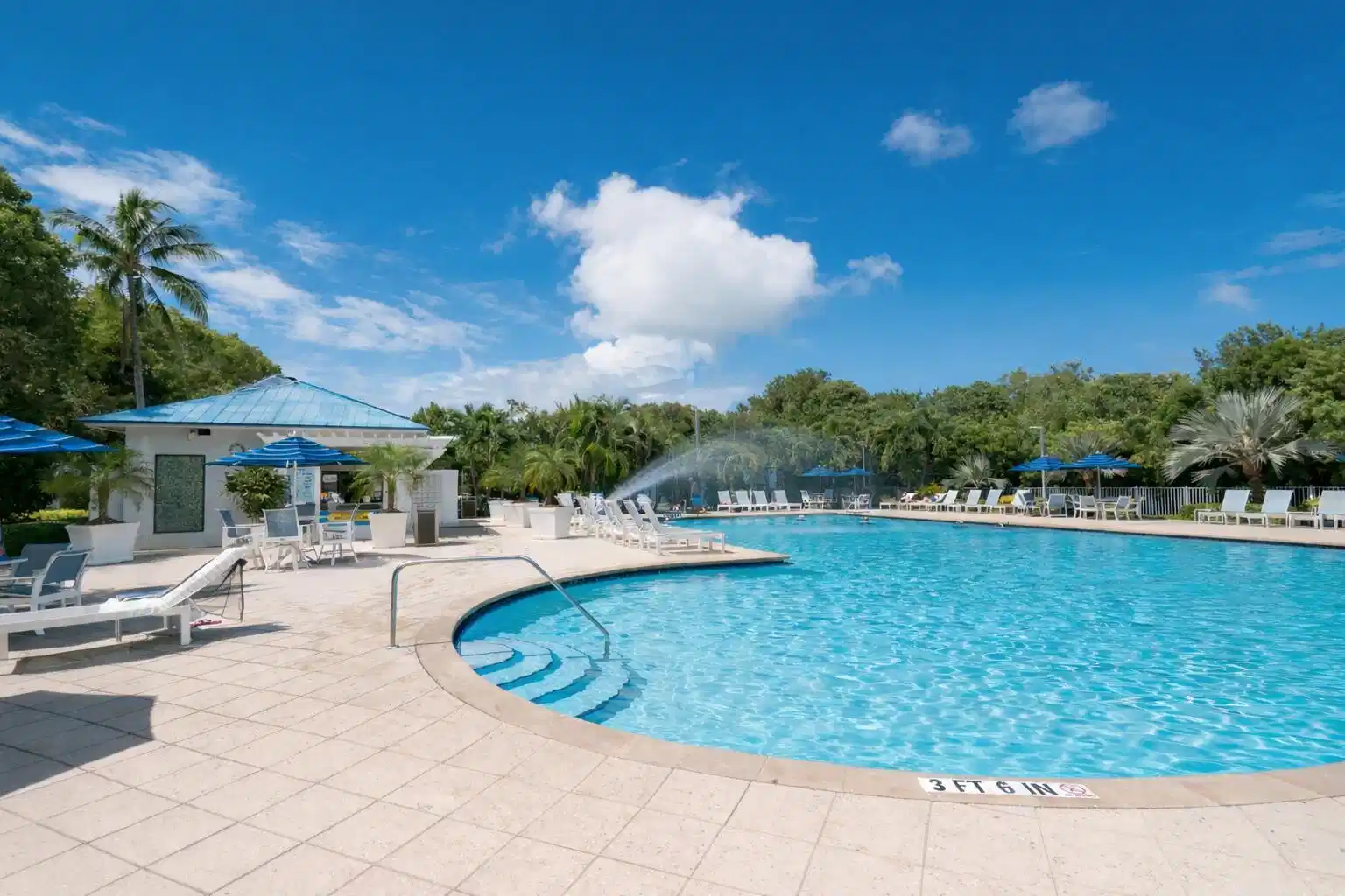 Image 1: Pool with no people in background