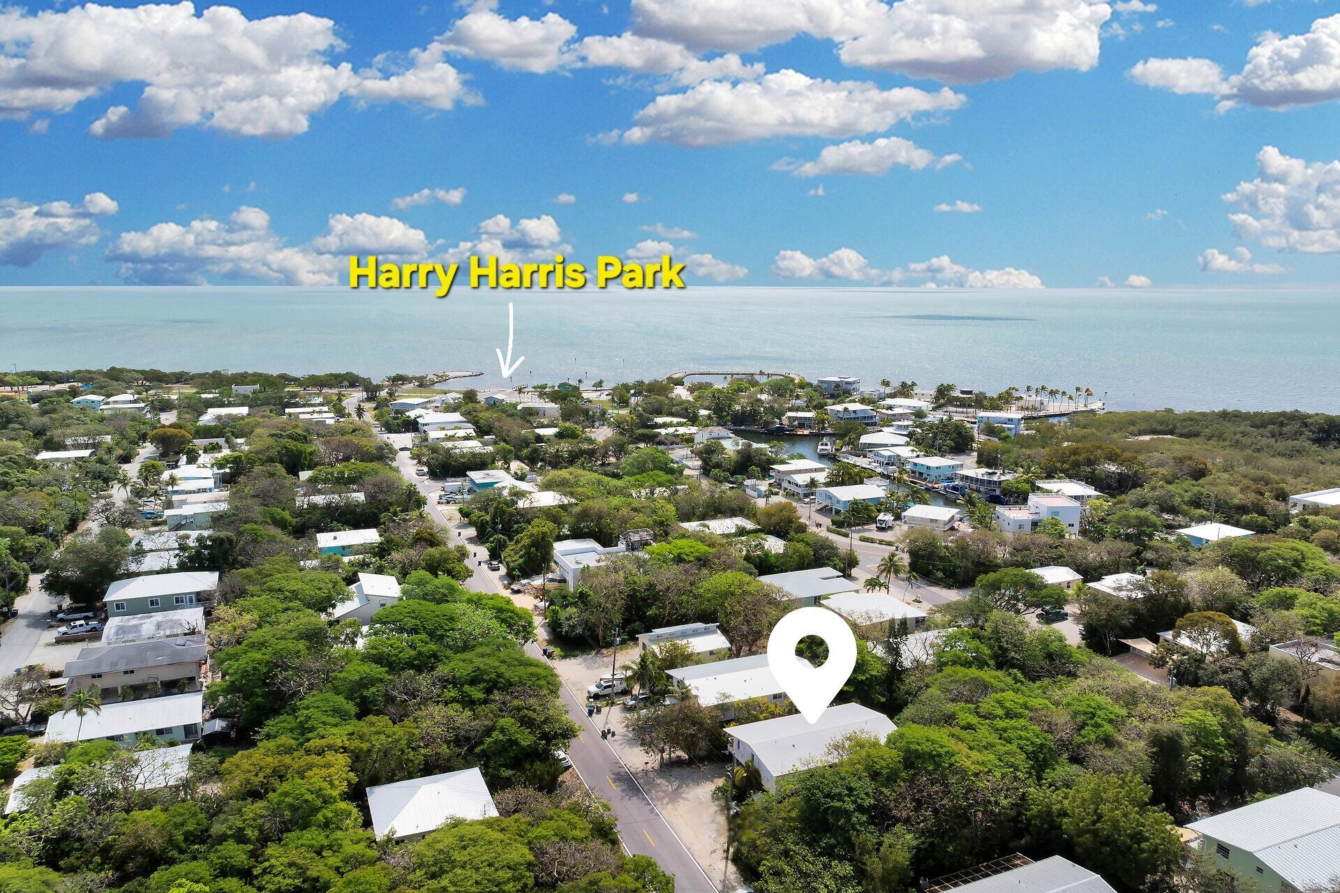 Image 2: Walk to Harry Harris Beach and Park