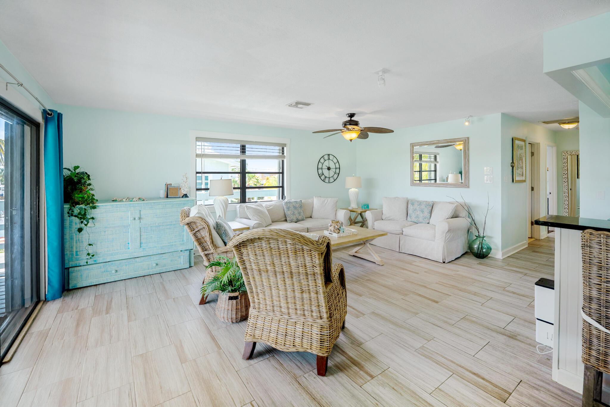 Image 4: Open floorplan looking from dining area