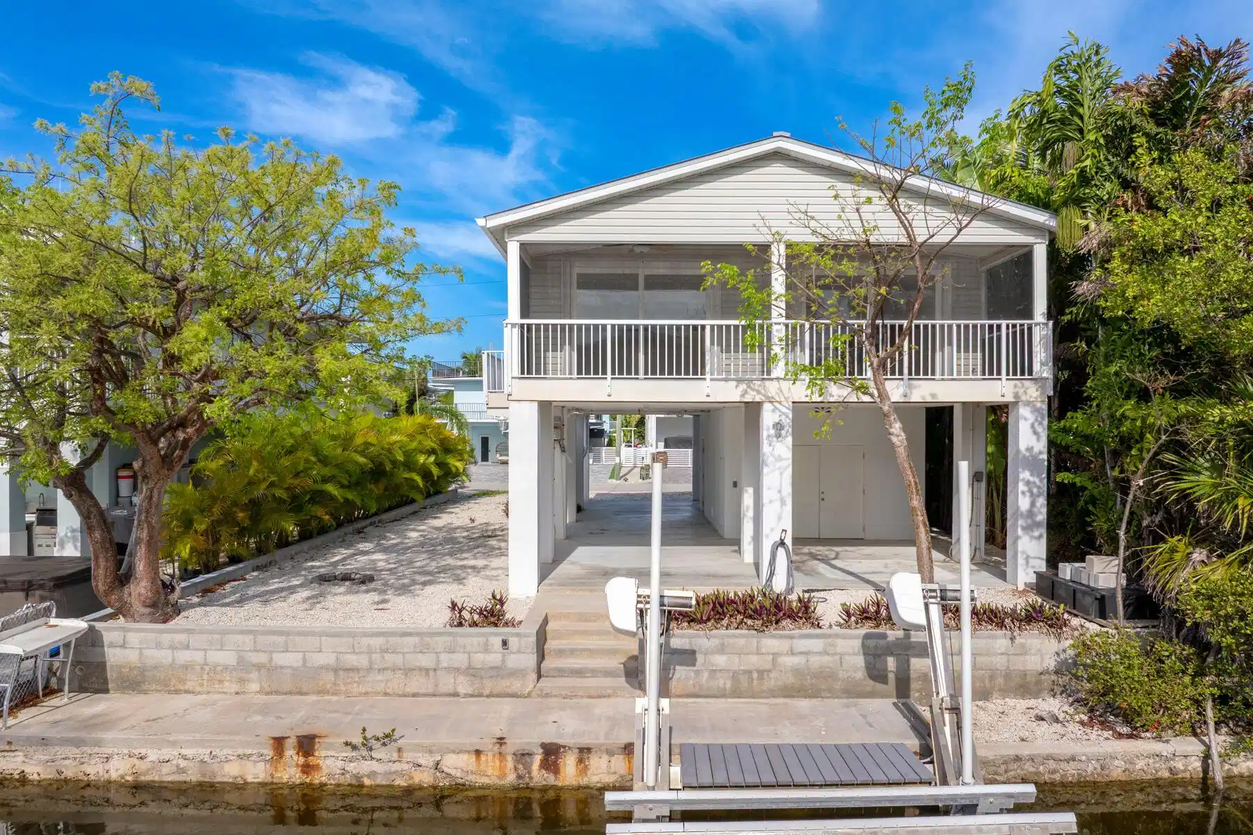 Image 1: Canalside view of property