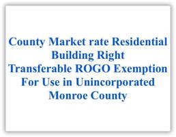 1 Transferable ROGO Exemption