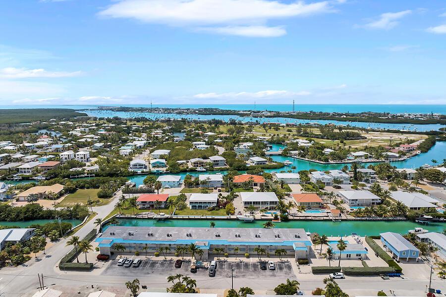 Image 2: Aerial View 389 N Anglers Dr 206