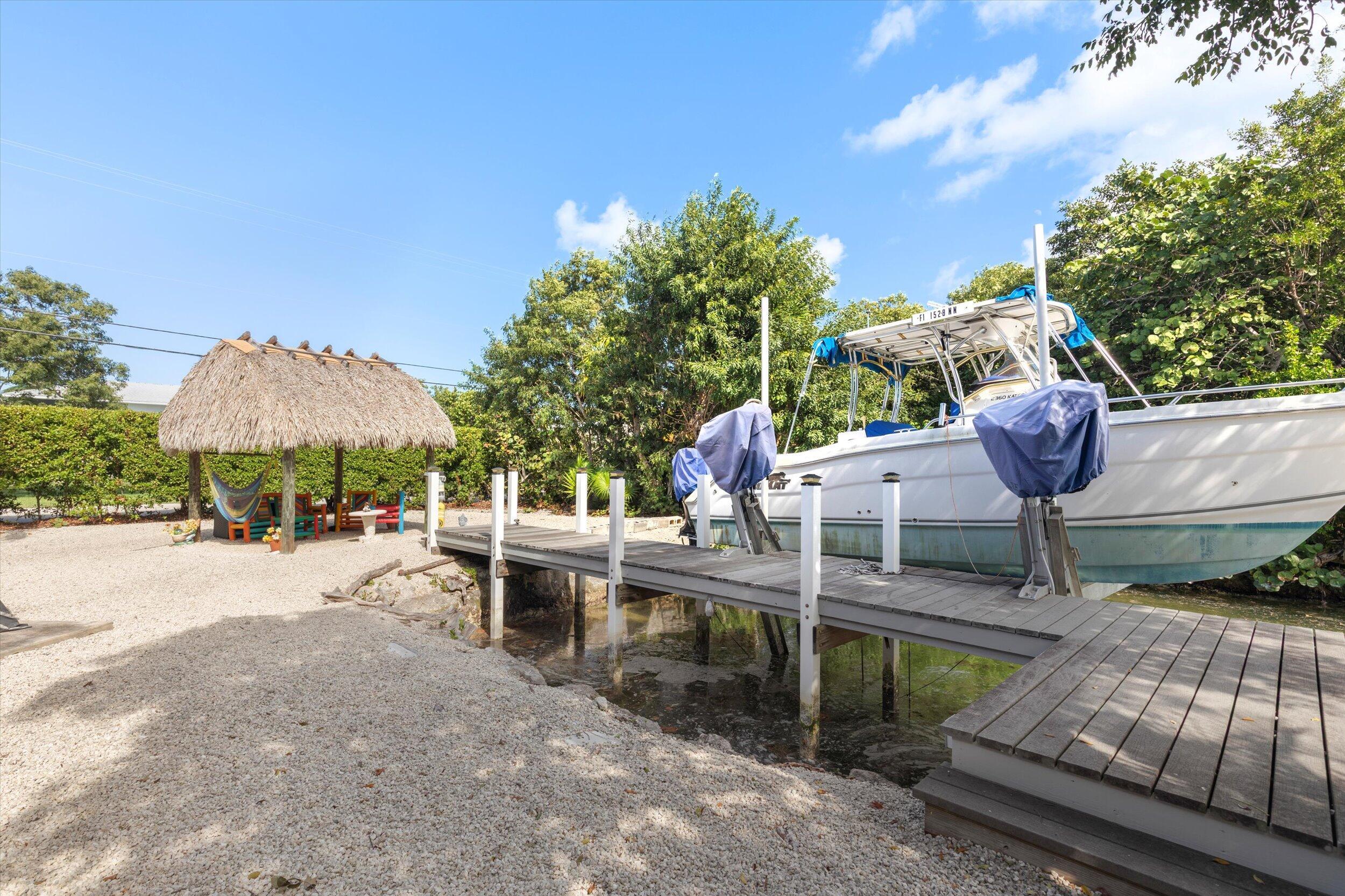 Image 2: 10,000 lb boat lift