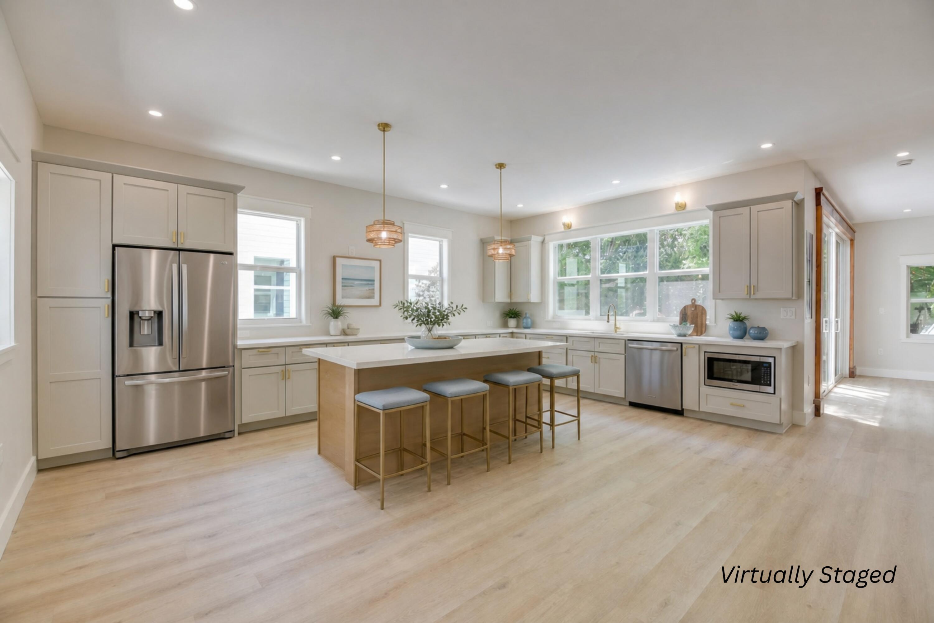 Image 3: Virtually Staged Kitchen