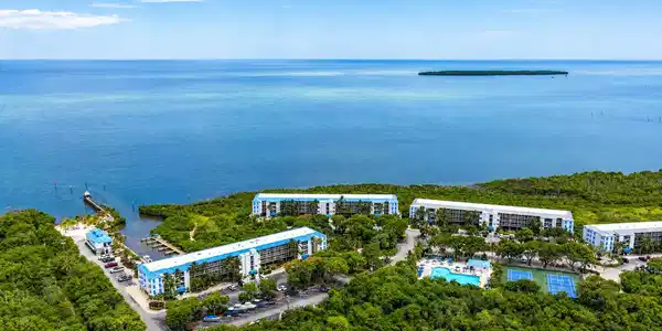 Image 3: Aerial View of Oceanfront Community
