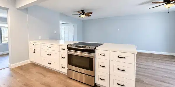 Image 4: Kitchen and ivingroom