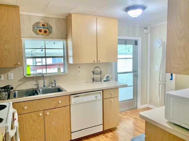 Image 3: KITCHEN WITH SIDE ENTRANCE TO HOME