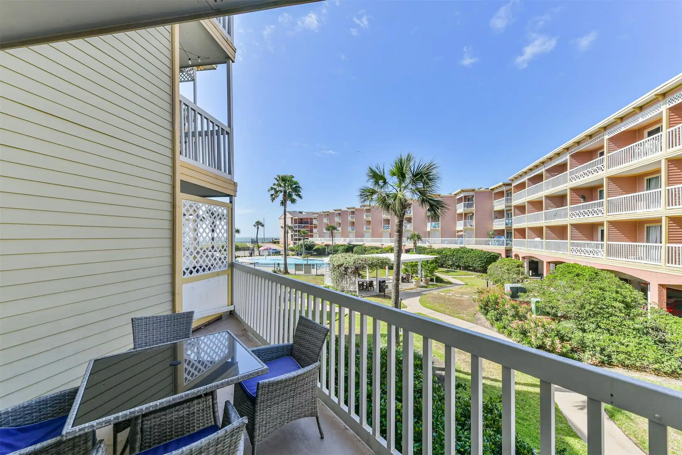 Image 1: Savor peaceful moments on your oversized balcony w