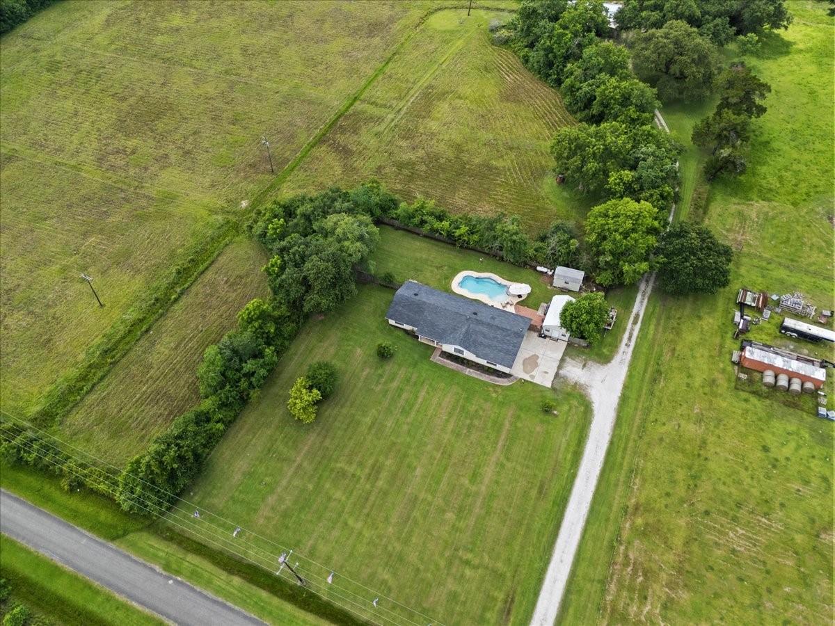 Image 2: Aerial view of the home.