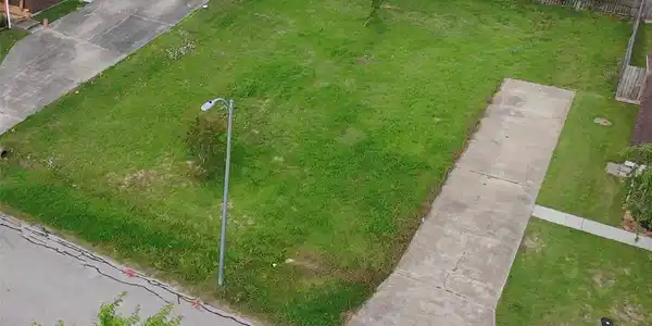 Image 4: Aerial view of empty lot