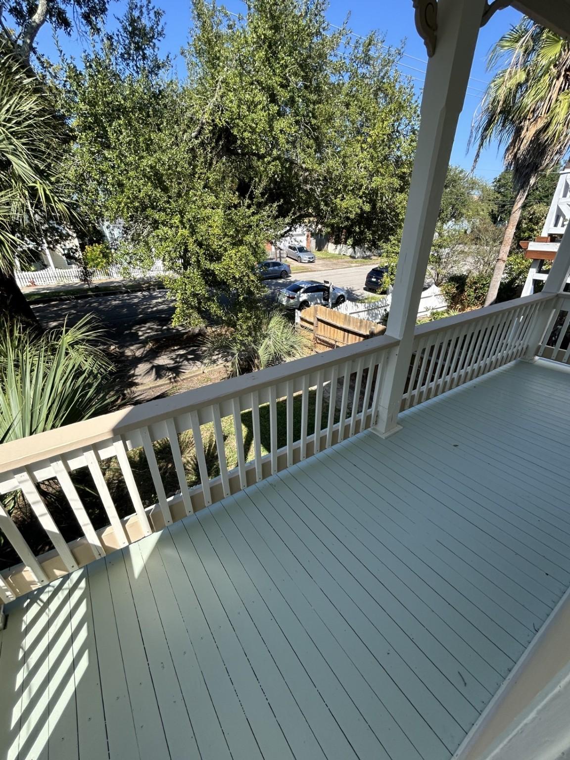 Image 4: Upstairs front balcony looking easterly. Many rest