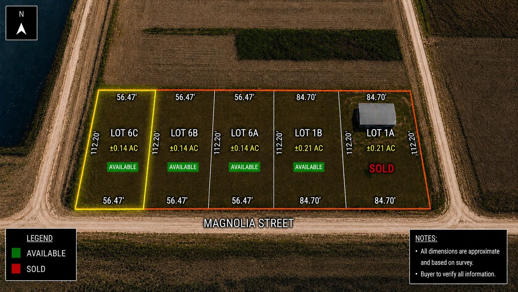 Image 2: Aerial view showing the approximate location of Lo