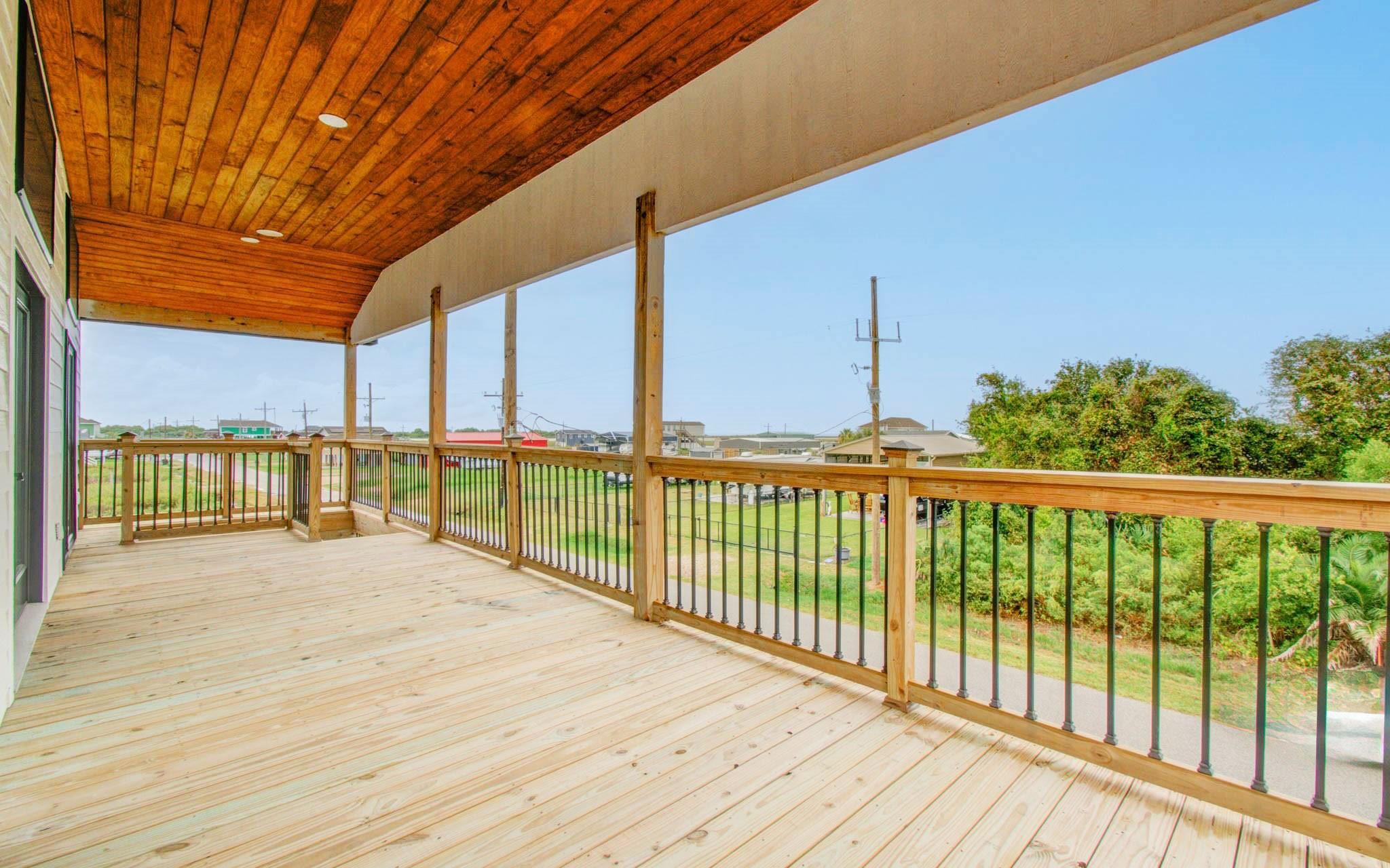 Image 3: view of porch from outside living room