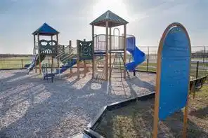 Image 3: This is a photo of a children's playground featuri