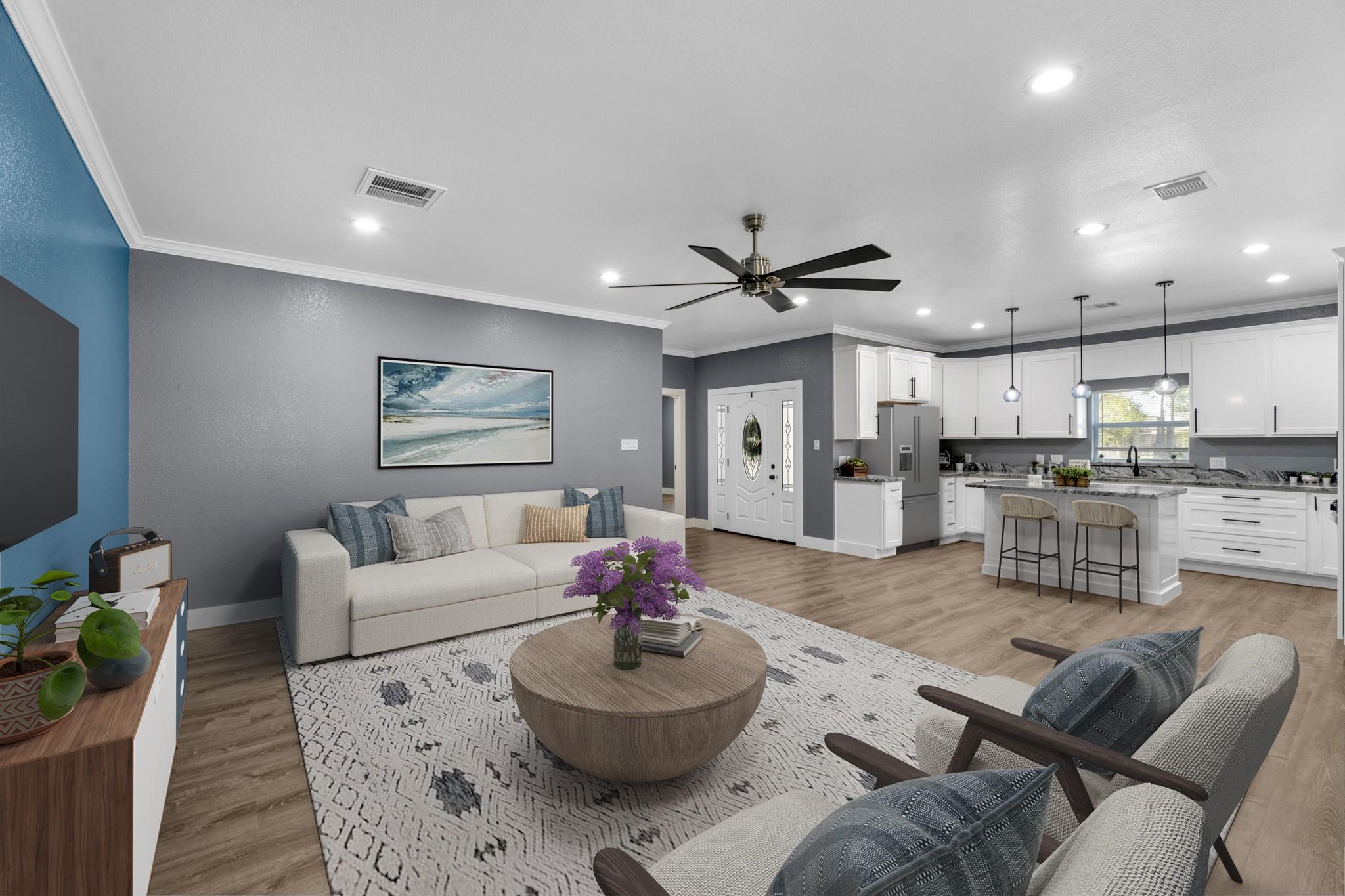 Image 1: Welcome to 321 Briarwood! *virtually staged*