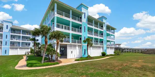 Image 2: This is our building, ours is the corner unit on t